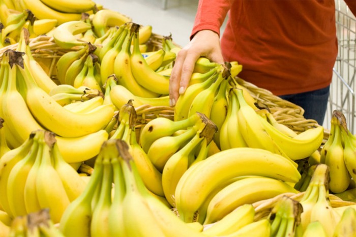 Bananas at Grocery Store