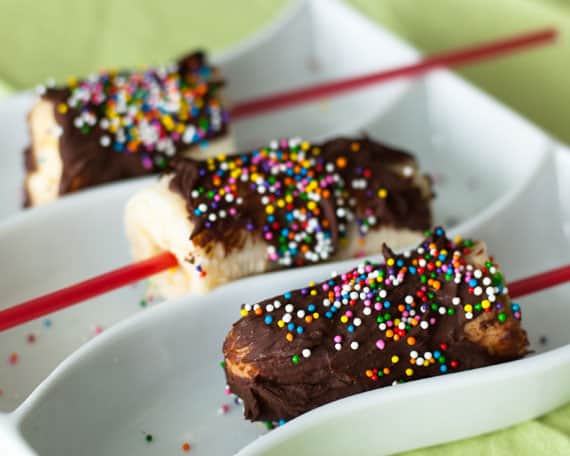 Homemade Chocolate Banana Sticks